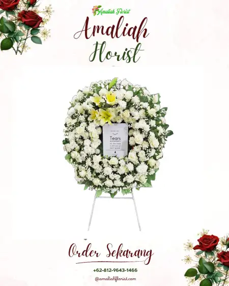 Krans Bunga Duka Sindangkasih